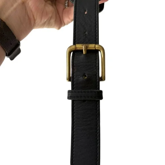 Coach Vintage Black Glove Tanned Leather 0537 Laptop Messenger Bag Case Luggage - Picture 11 of 16